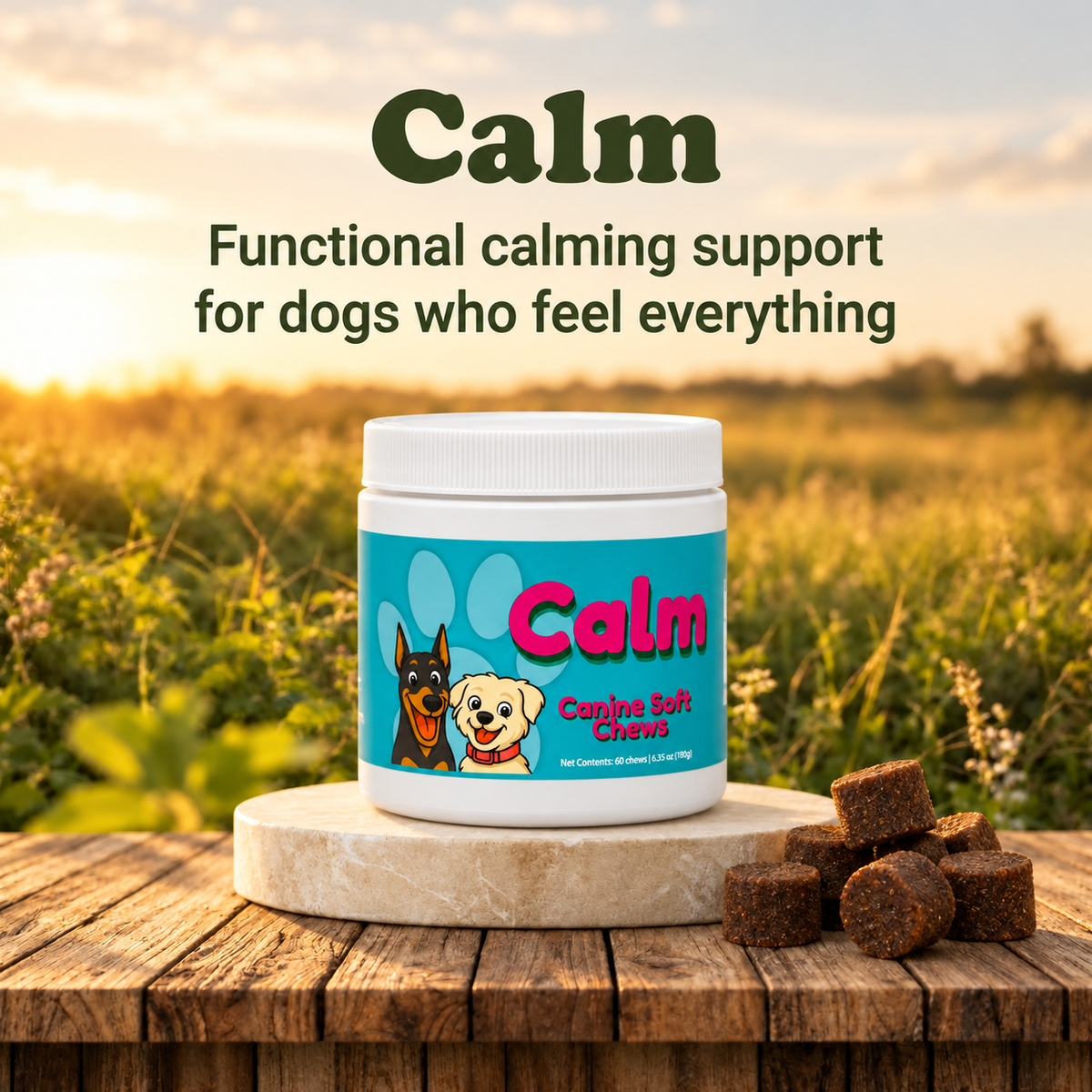 Calm Support Soft Chews for Dogs