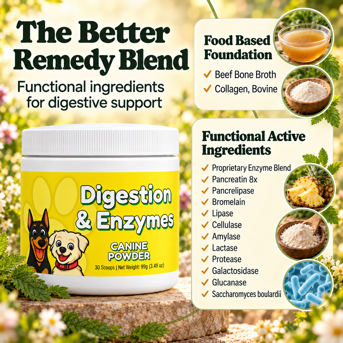 Digestion Support Powder for Dogs