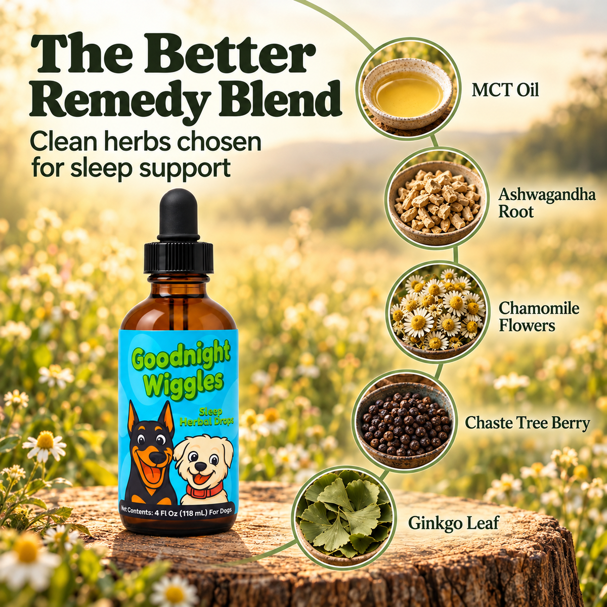 Sleep Support Herbal Drops for Dogs