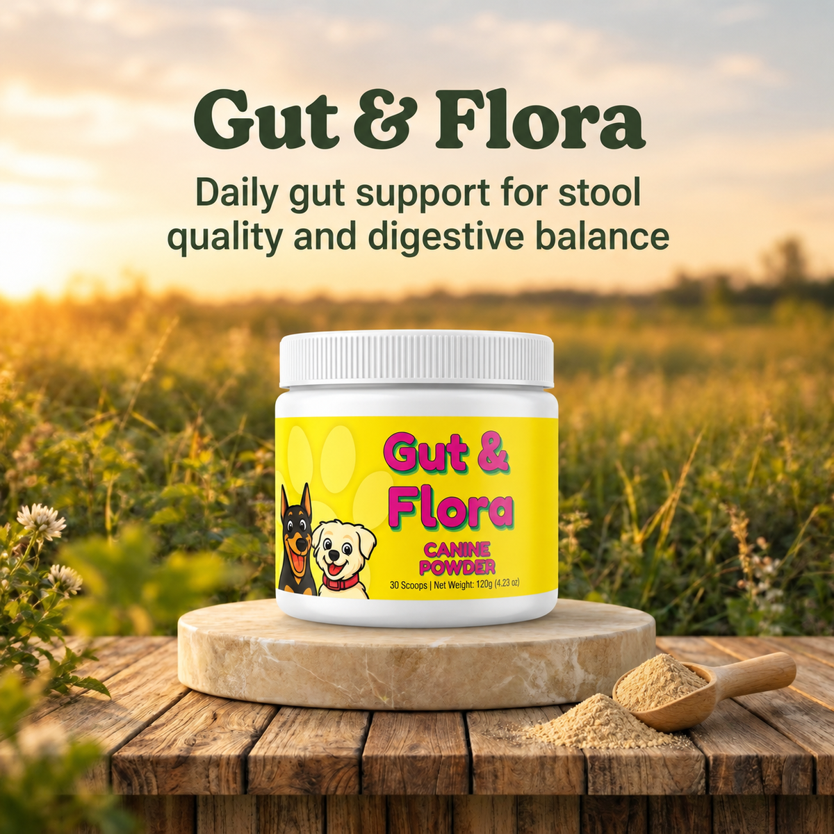 Gut Health Support Powder for Dogs