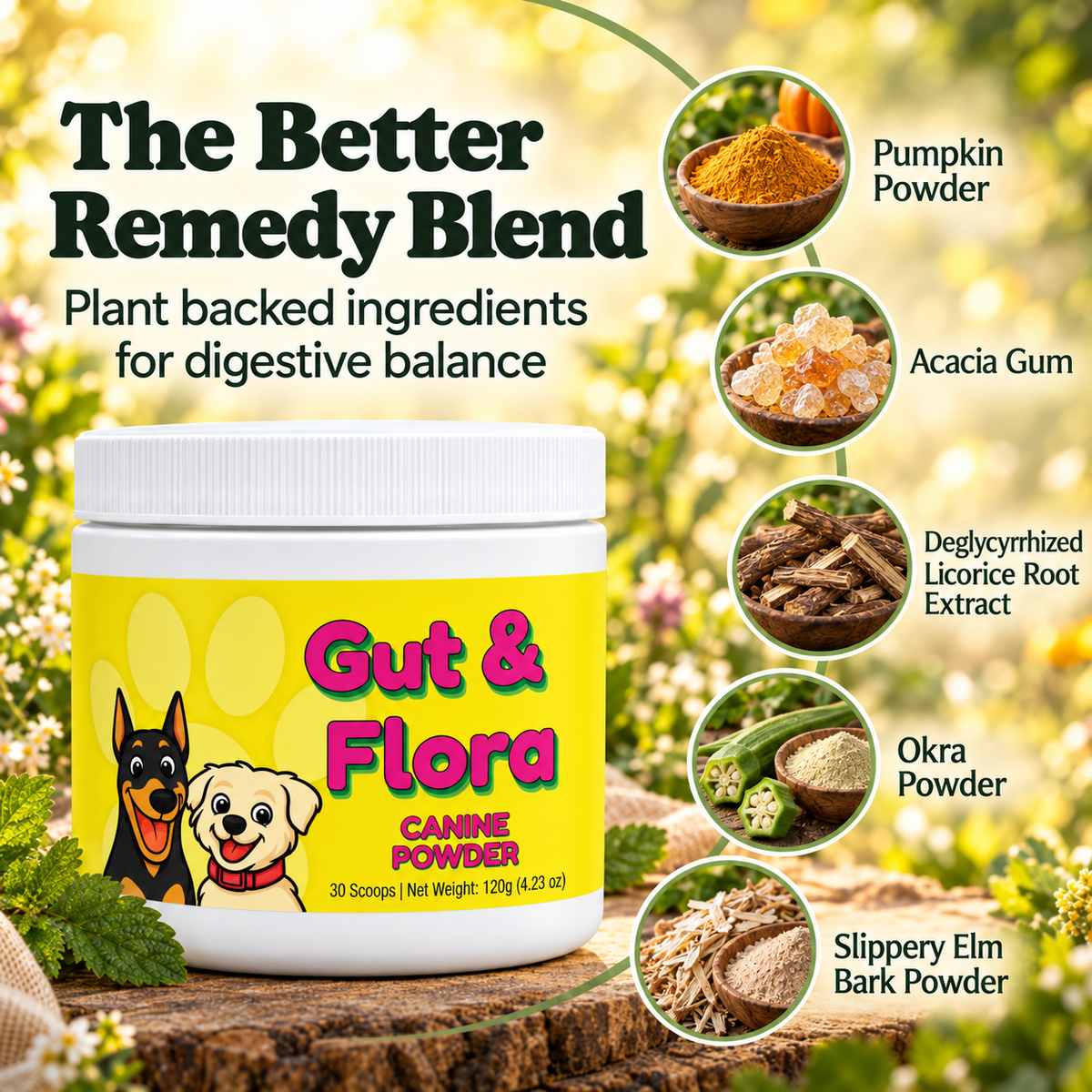 Gut Health Support Powder for Dogs