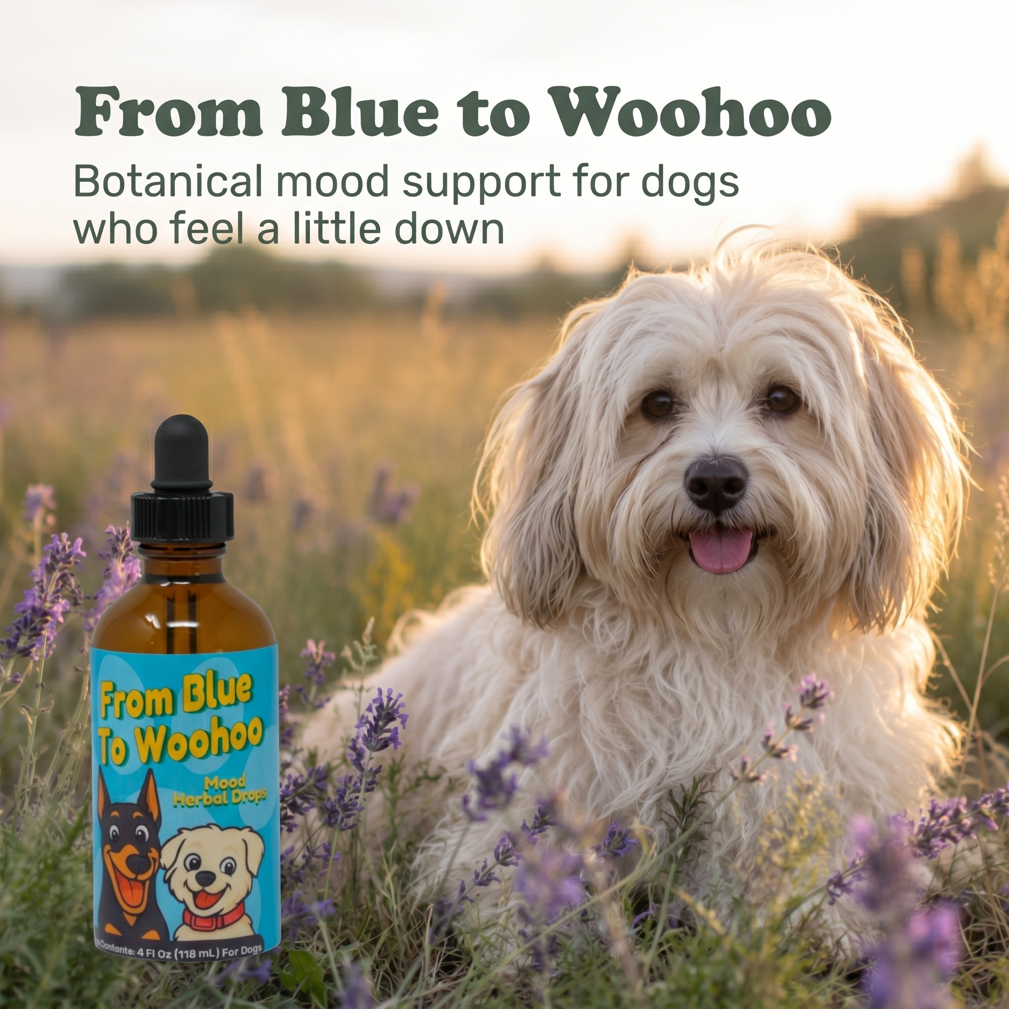 Depression Support Herbal Drops for Dogs