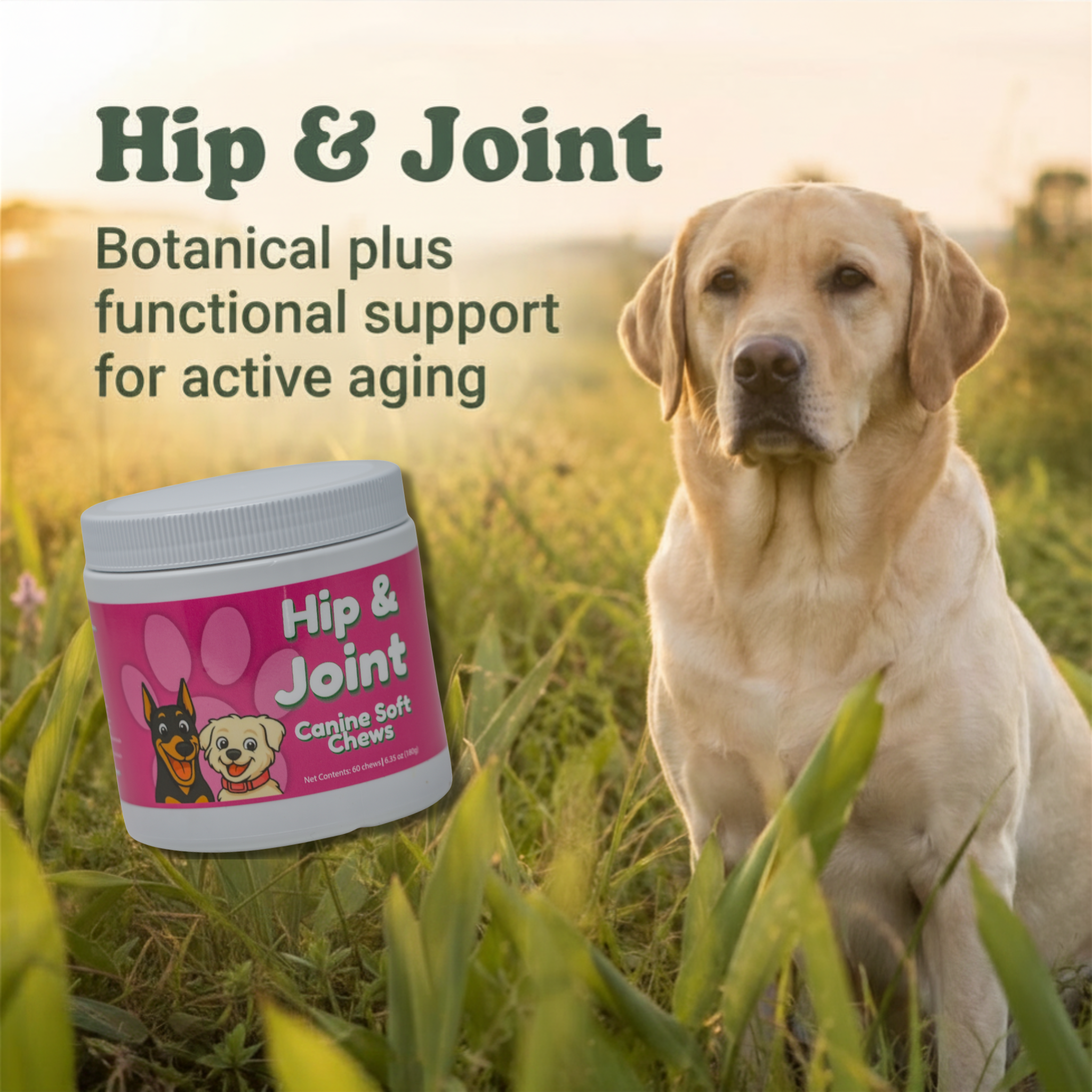 Hip & Joint Support Soft Chews for Dogs