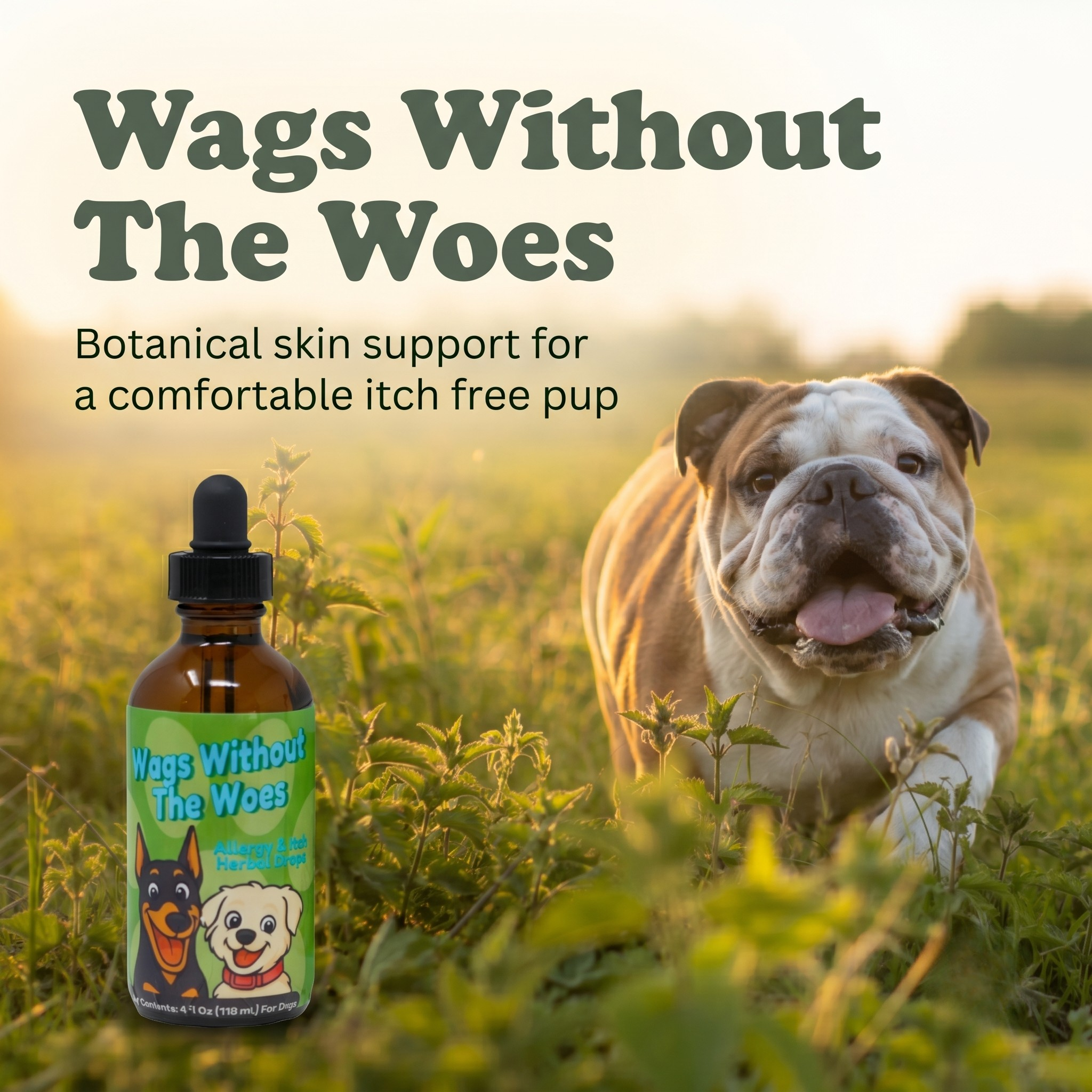 Eczema Support Herbal Drops for Dogs