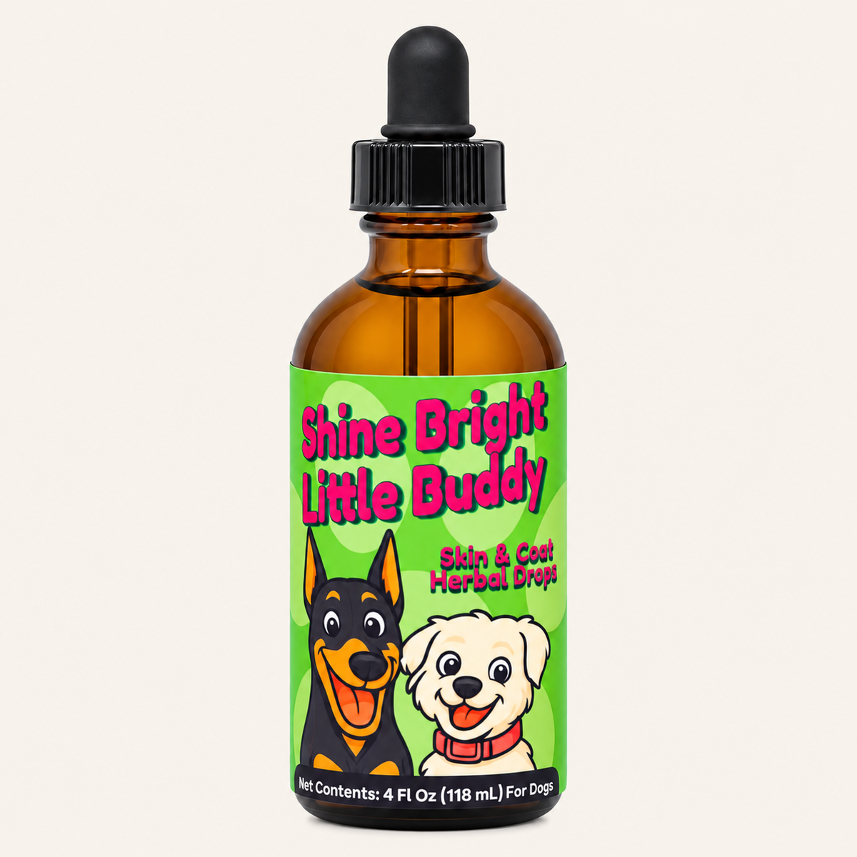 Dry Skin & Coat Herbal Drops for Dogs