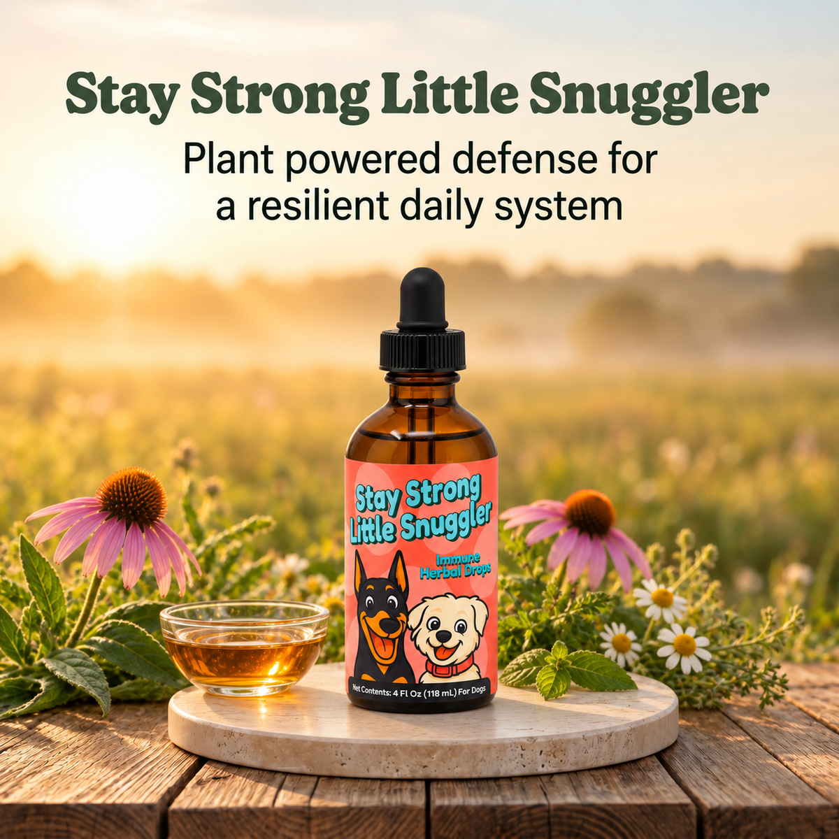 Immune Support Herbal Drops for Dogs