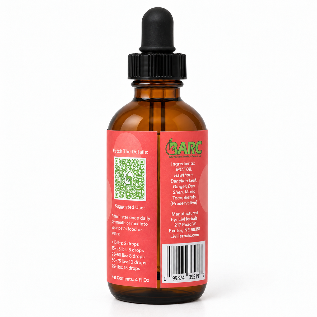 Heartworm Support Herbal Drops for Dogs