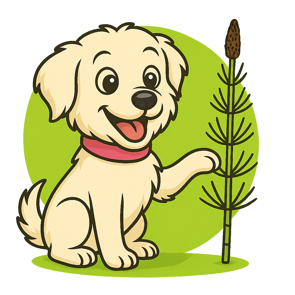 How to Soothe Dry Skin and Strengthen Fur Naturally. Horsetail for Pets.
