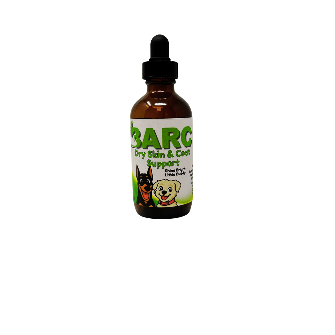 Dry Skin & Coat Support – BARC Skin & Coat Herbal Drops for Dogs & Cats