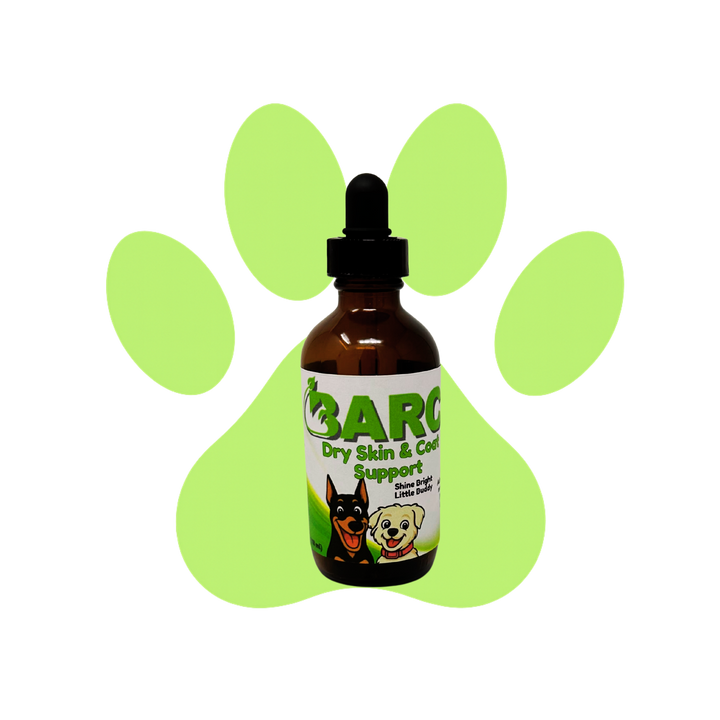 Dry Skin & Coat Support – BARC Skin & Coat Herbal Drops for Dogs & Cats