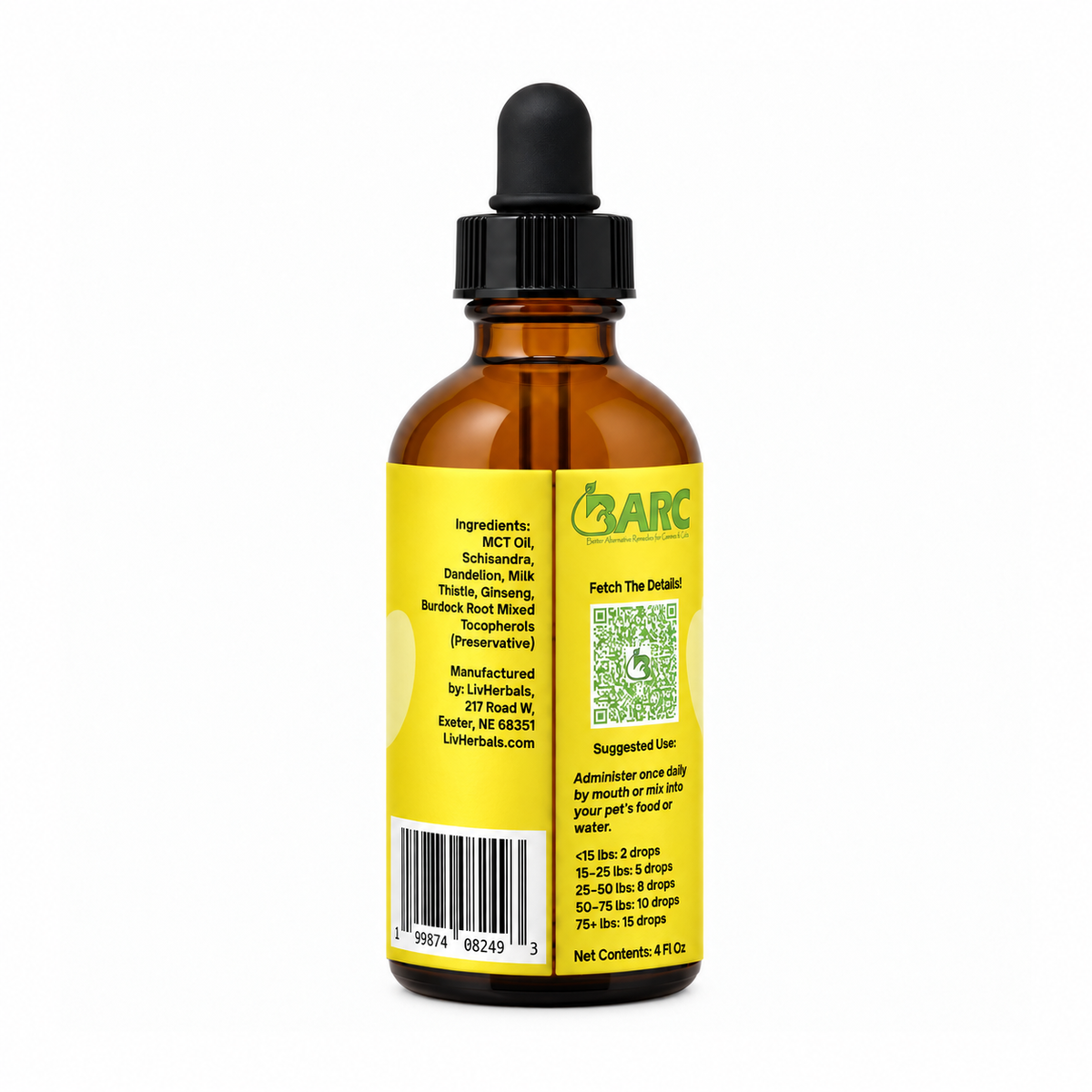 Liver Support Herbal Drops for Dogs