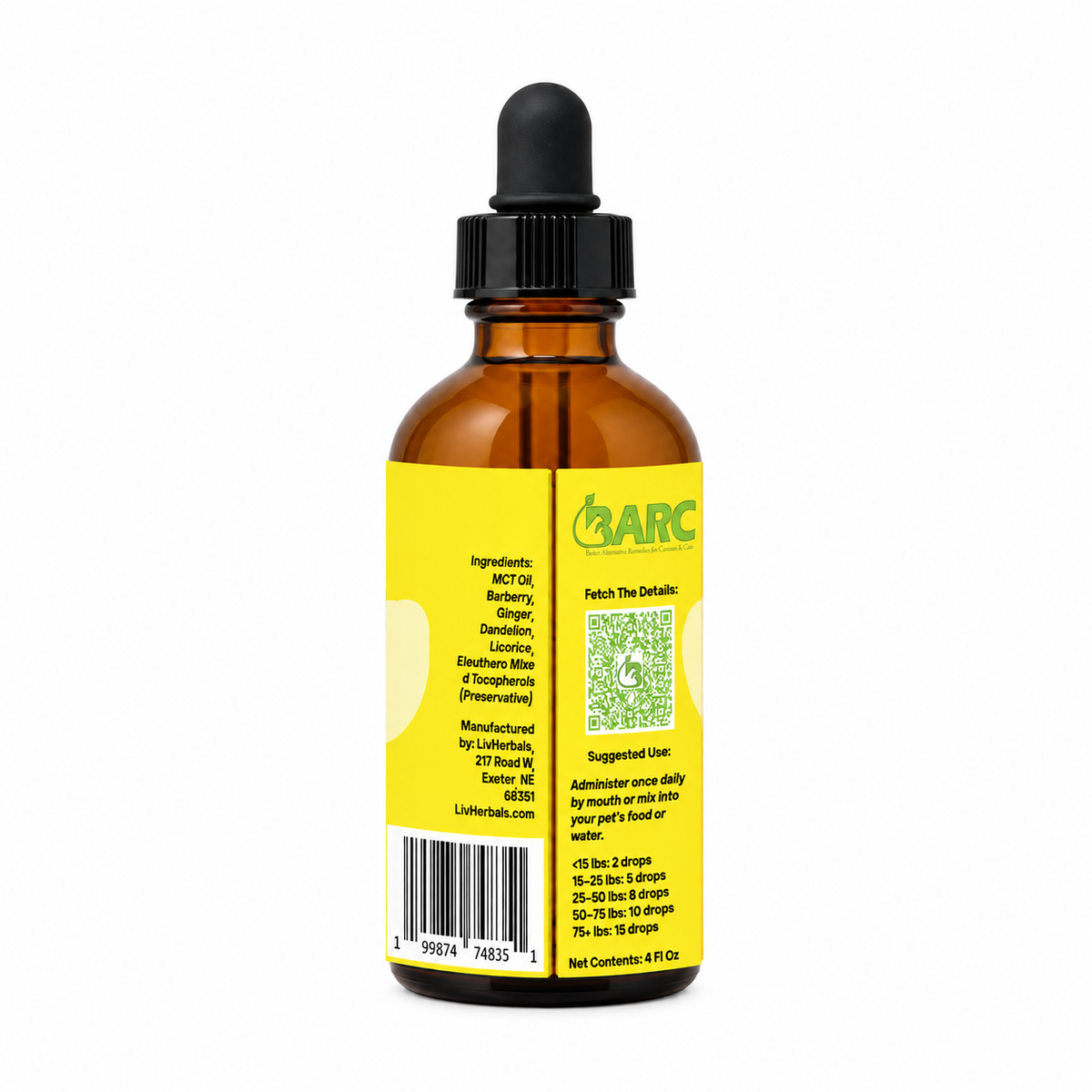 Digestive Weakness Support Herbal Drops for Dogs