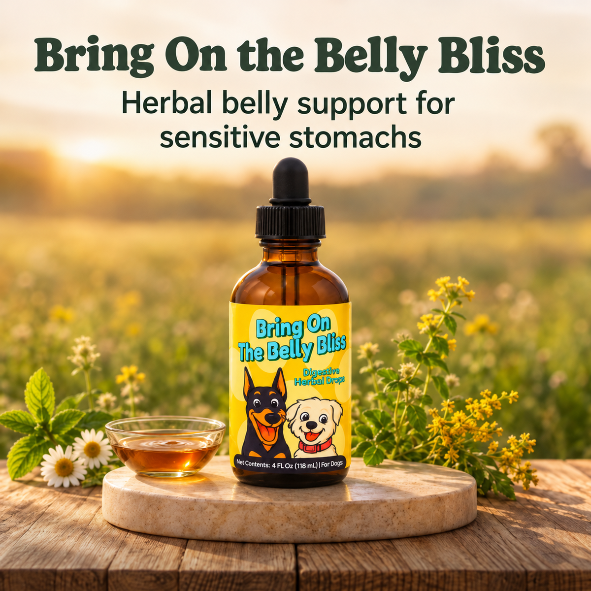 Digestive Weakness Support Herbal Drops for Dogs