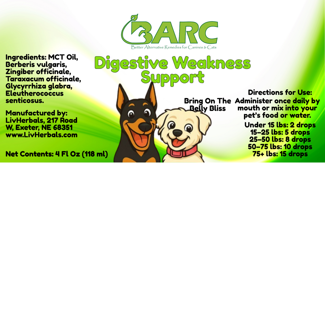 Digestive Weakness Support Herbal Drops