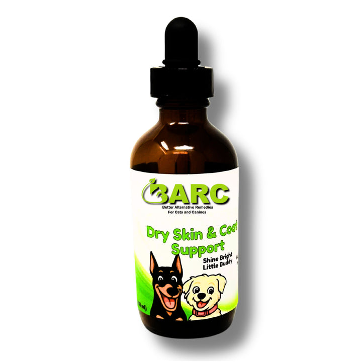 Dry Skin & Coat Support Herbal Drops – BARC Better Alternative Remedies for Cats & Canines
