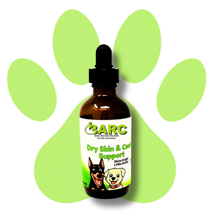 Dry Skin & Coat Support Herbal Drops – BARC Better Alternative Remedies for Cats & Canines