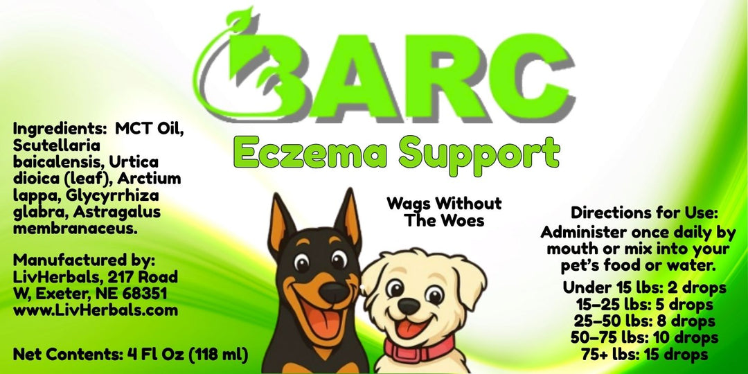 Eczema Support – BARC Eczema Herbal Drops for Dogs