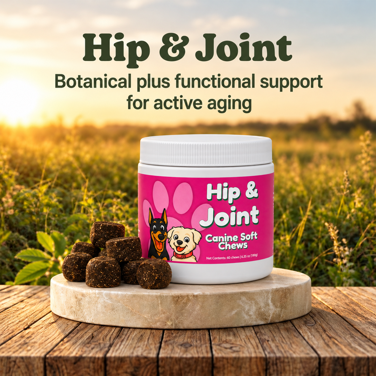 Hip & Joint Support Soft Chews for Dogs