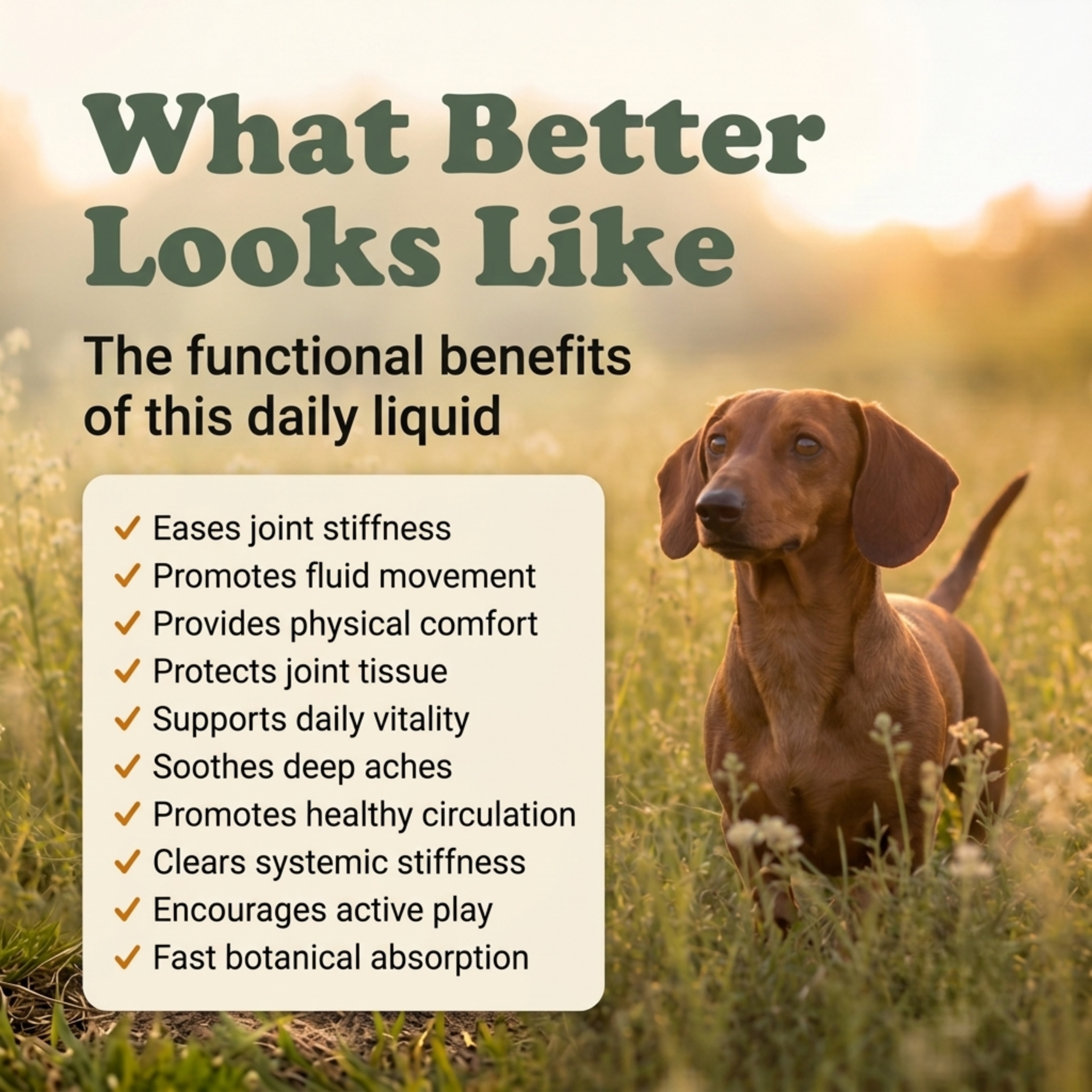 Arthritis Support Herbal Drops for Dogs