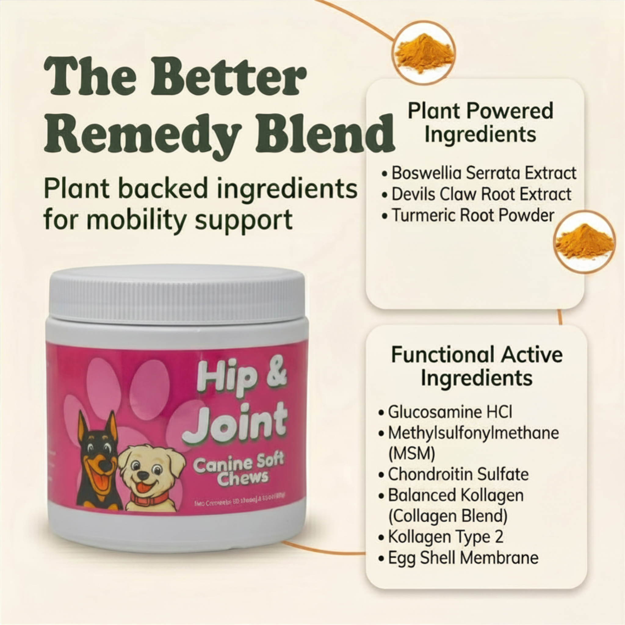 Hip & Joint Support Soft Chews for Dogs