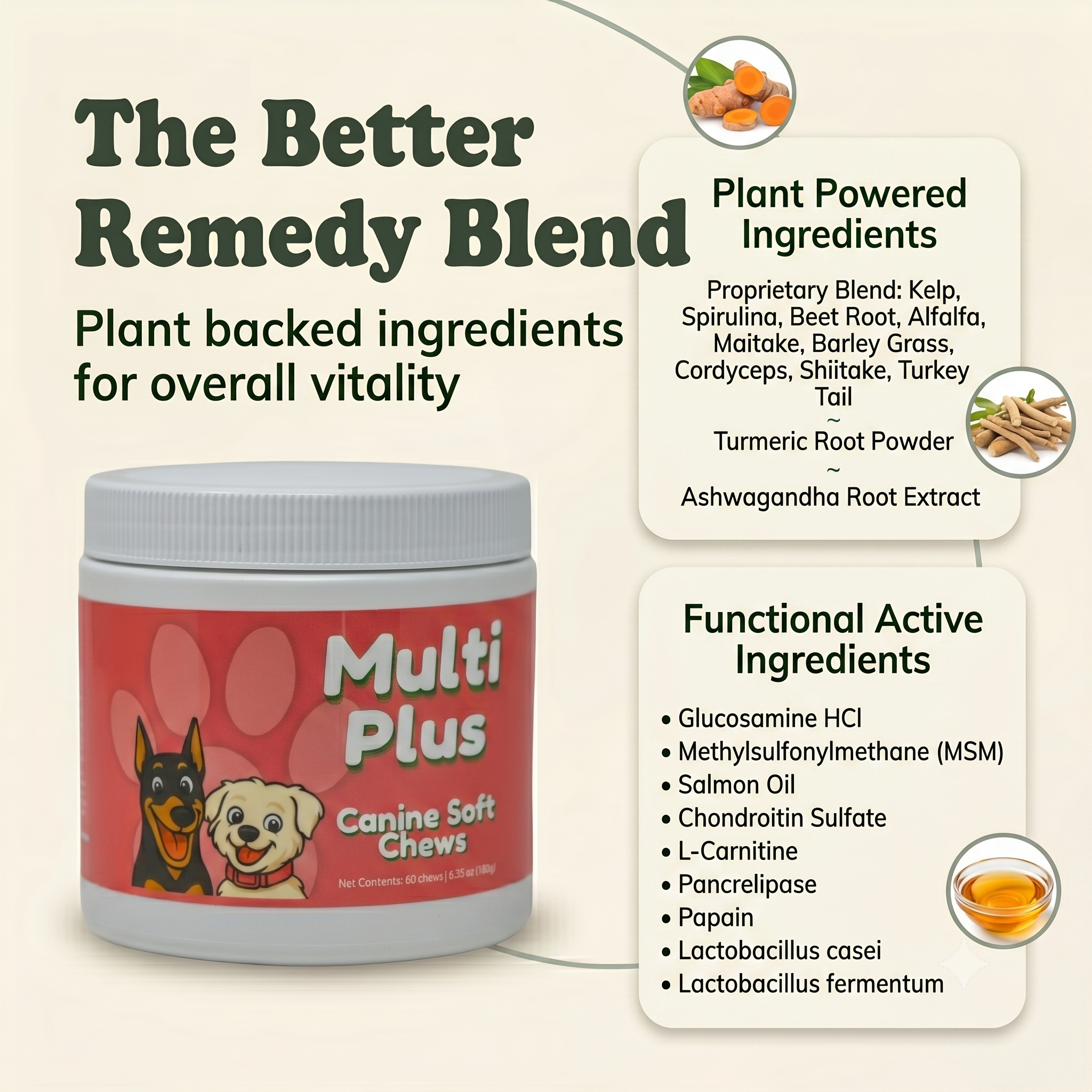 Multivitamin Support Soft Chews for Dogs
