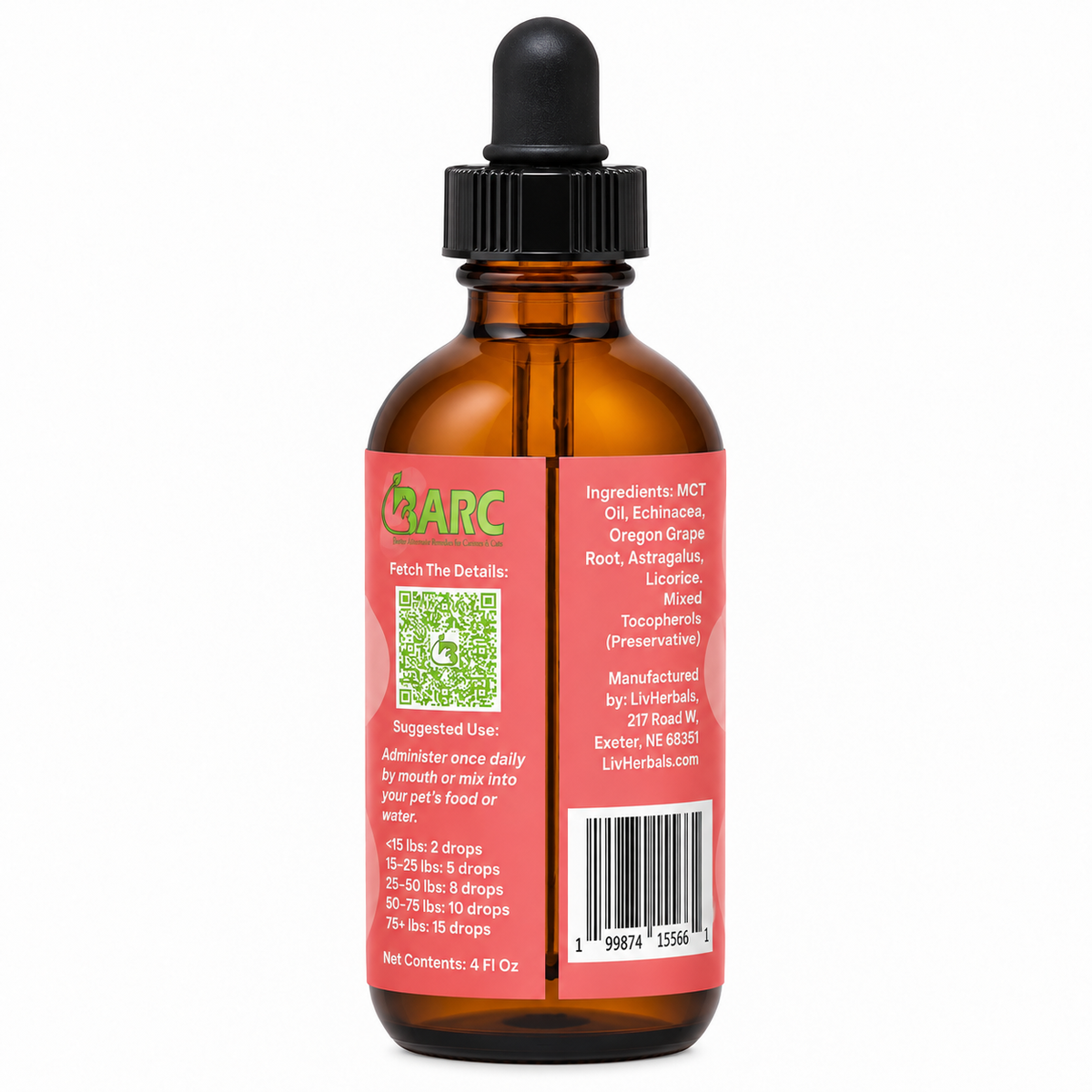 Immune Support Herbal Drops for Dogs