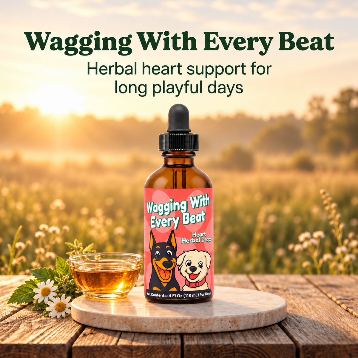 Heartworm Support Herbal Drops for Dogs