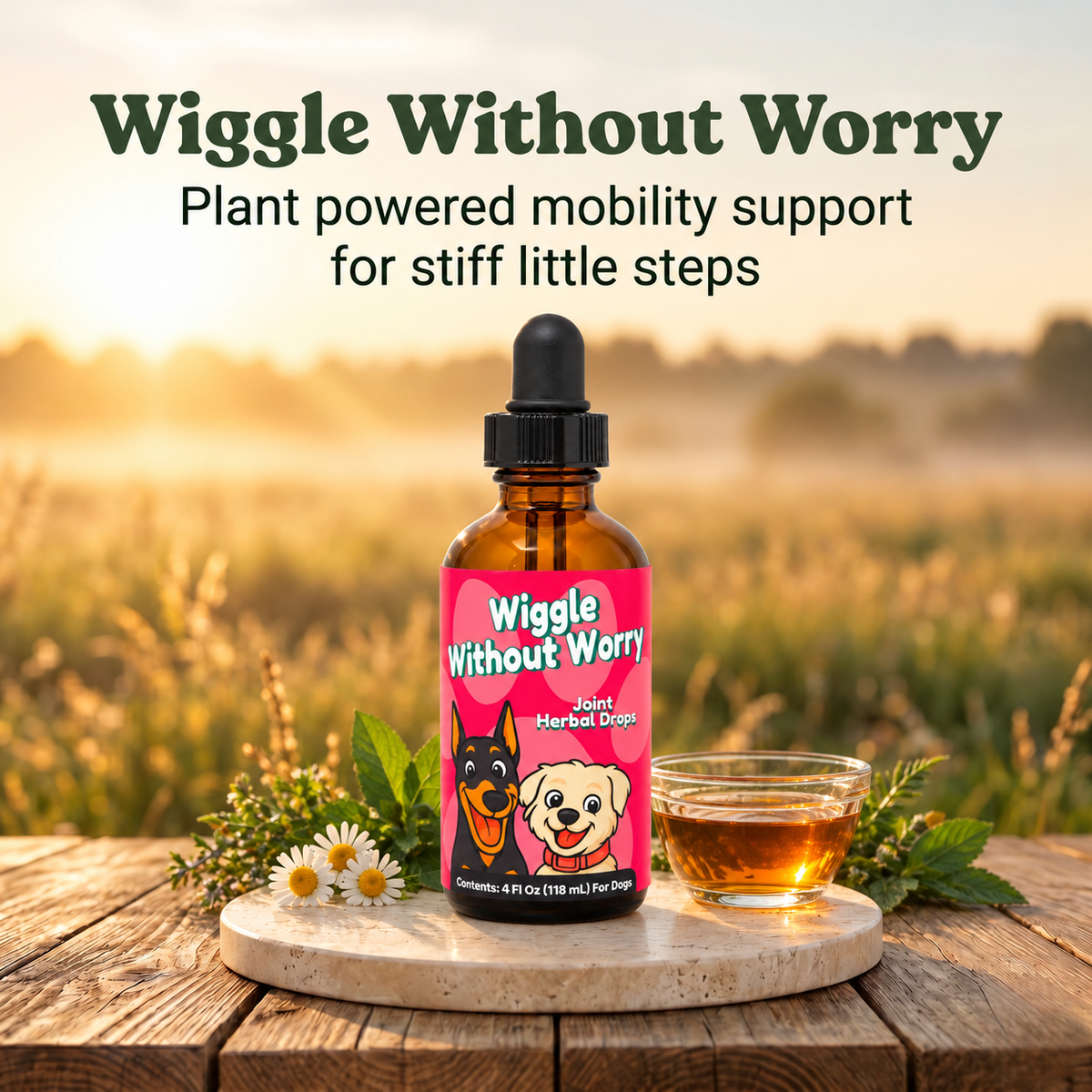 Arthritis Support Herbal Drops for Dogs